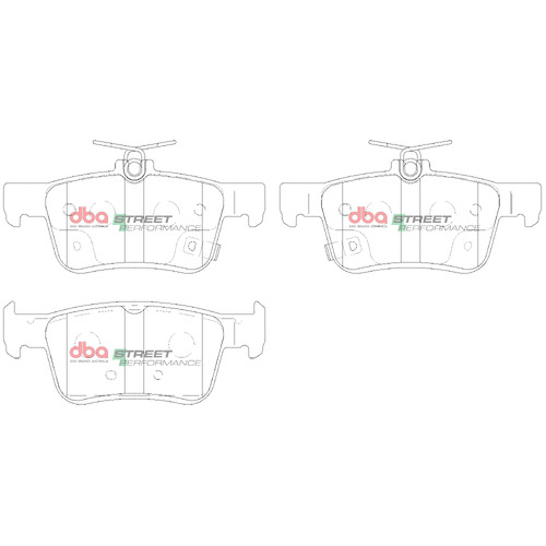 DBA Rear Street Performance Brake Pads DB2429SP DB2429 thumbnail