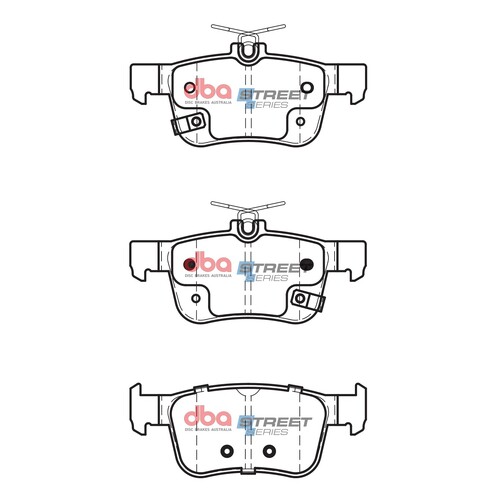DBA Rear Street Series Brake Pads DB2429SS DB2429 thumbnail