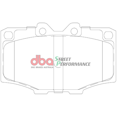DBA Front Street Performance Brake Pads DB288SP DB288 thumbnail