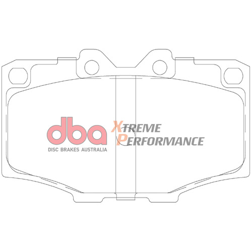 DBA Front Xtreme Performance Brake Pads DB288XP DB288 thumbnail