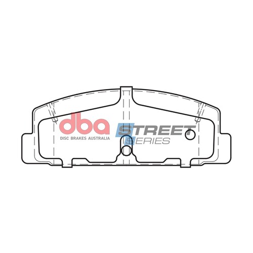 DBA Rear Street Series Brake Pads DB417SS DB417 thumbnail