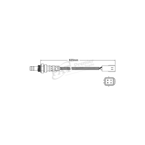 PAT Rear Bank Pre-cat Converter Oxygen Sensor EGO-198 thumbnail