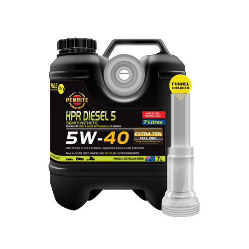 Penrite HPR Diesel Semi Synthetic Engine Oil 5W-40 7L thumbnail