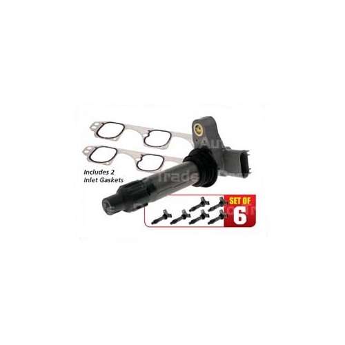 PAT SET OF 6 HOLDEN IGNITION COILS thumbnail