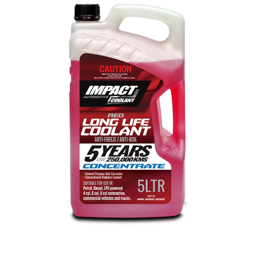 Impact Coolant Red Long Life Concentrate 5L IM8-3250-0005 thumbnail