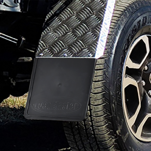 Loadmaster Mudflap Set Small/Medium Wider 4WD Trailer Vans Light Truck 280mmD x 280mmW LM31402 thumbnail