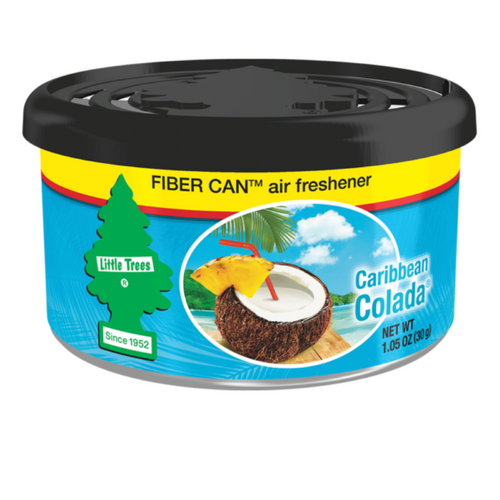 Little Trees Air Freshener Caribbean Colada Fiber Can 17824 thumbnail