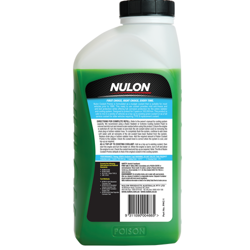 Nulon Green Premix Coolant 1L PMC-1 thumbnail