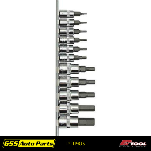 PK Tool Socket Set 11pc 1/4" Dr PT11903 thumbnail