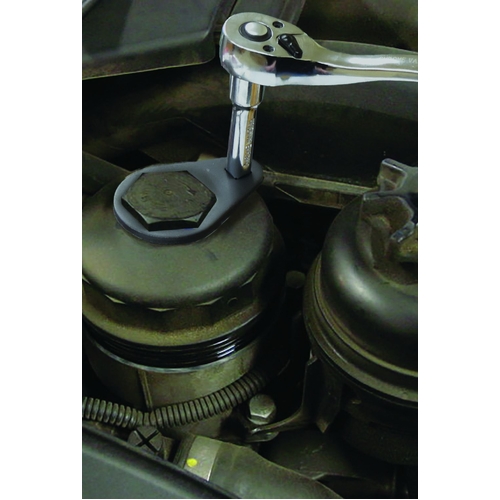 PK Tool Oil Filter Housing Sockets Offset Design 7pc 3/8” DR Cartridge Wrench Set PT50304 thumbnail