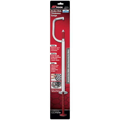 PK Tool Brake Disc Thickness Gauge 0-45mm PT52105 thumbnail