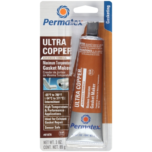 Permatex Ultra Copper Max Temp Gasket Maker 85G PX81878 thumbnail