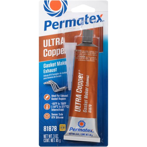 Permatex Ultra Copper Max Temp RTV Gasket Maker 85G PX81878 thumbnail