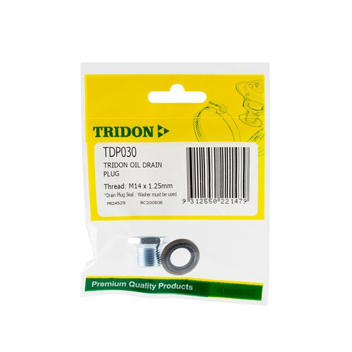 Tridon Sump Plug & Washer M14 x 1.25mm TDP030 thumbnail