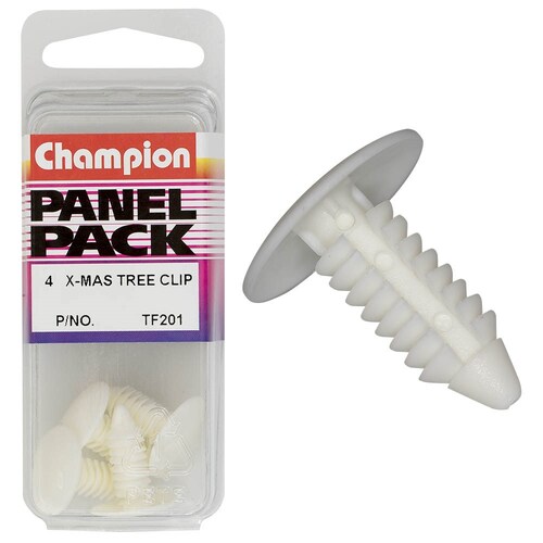 Champion Fasteners Christmas Tree Clips (17.5Mm Head, 20Mm Length, 8Mm Stem) - Pack Of 4 TF201 thumbnail