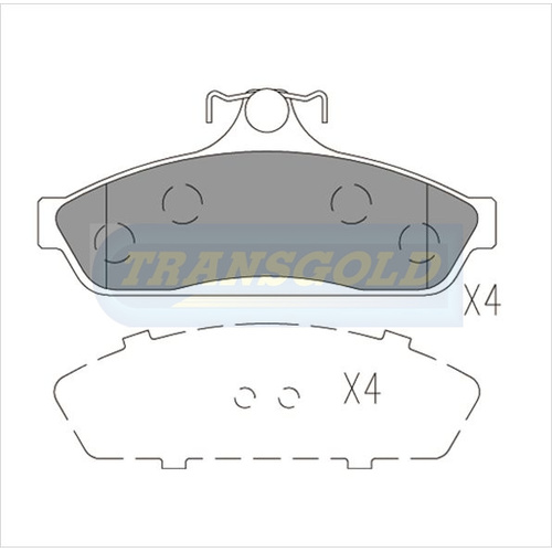 Front Brake Disc Pads TG1085N DB1085 thumbnail