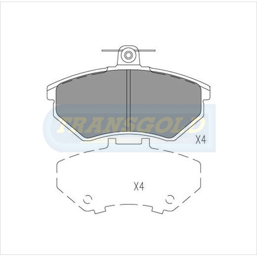 Front Brake Disc Pads TG1310N DB1310 thumbnail