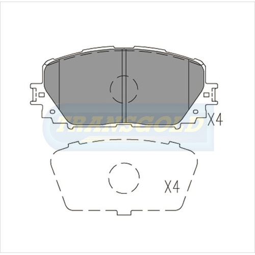 Front Brake Disc Pads TG1785N DB1785 thumbnail