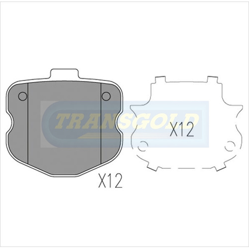 Front Brake Disc Pads TG2009N DB2009 thumbnail