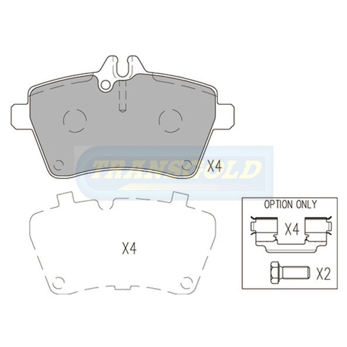 Front Brake Disc Pads TG2019N DB2019 thumbnail