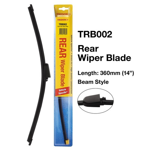 Tridon Rear Wiper Blade 14In 360mm (14") TRB002 thumbnail