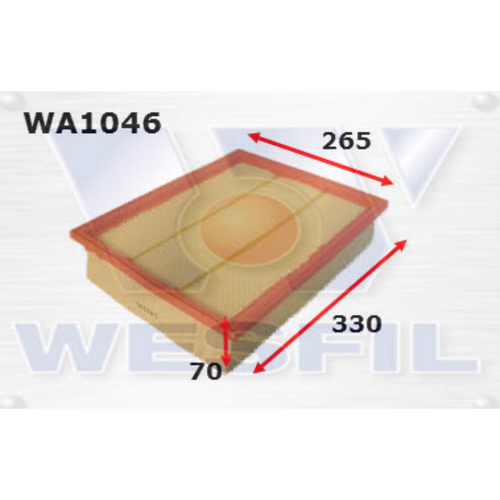 Wesfil Cooper Air Filter Wa1046 A1681 thumbnail