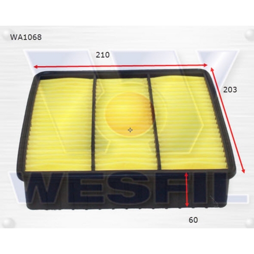 Wesfil Cooper Air Filter Wa1068 thumbnail