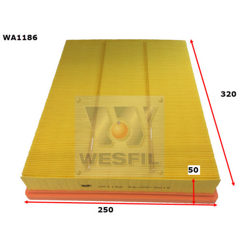 Wesfil Cooper Air Filter WA1186 A1551 thumbnail