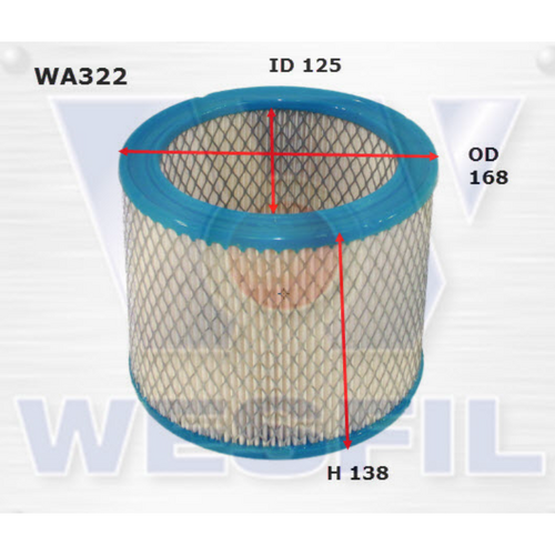 Wesfil Cooper Air Filter Wa322 A322 thumbnail
