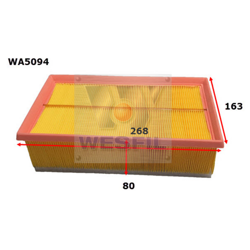 Wesfil Cooper Air Filter WA5094 A1861 thumbnail