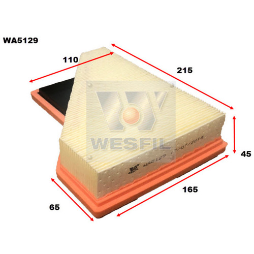 Wesfil Cooper Air Filter Wa5129 A1819 thumbnail