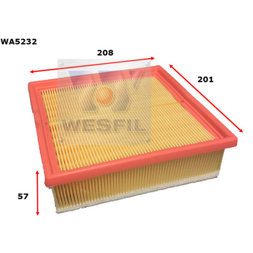 Wesfil Cooper Air Filter Wa5232 A1656 thumbnail