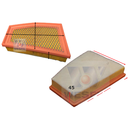 Wesfil Cooper Air Filters (Pair) Wa5280 Wa5361 thumbnail