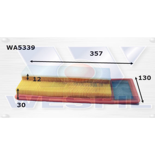 Wesfil Cooper Air Filter A1830 WA5339 thumbnail