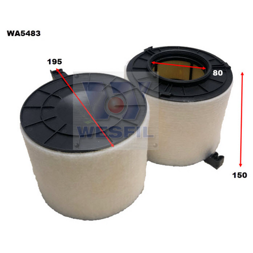 Wesfil Cooper Air Filter Wa5483 A1939 thumbnail