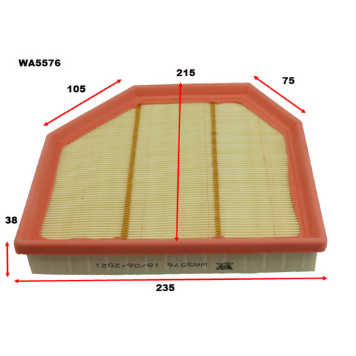 Wesfil Cooper LH Air Filter WA5576 thumbnail
