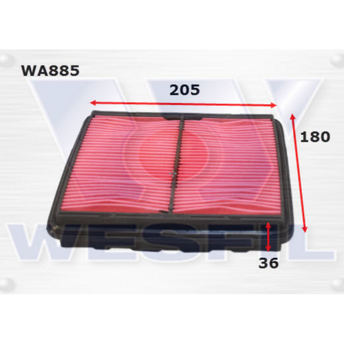 Wesfil Cooper Air Filter Wa885 A1249 thumbnail