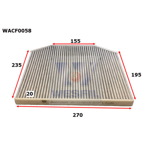 Wesfil Cooper Cabin Filter WACF0058 thumbnail