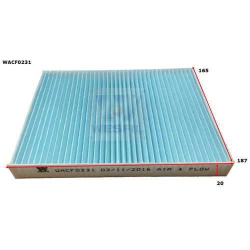 Wesfil Cooper Cabin Filter WACF0231 RCA307P thumbnail