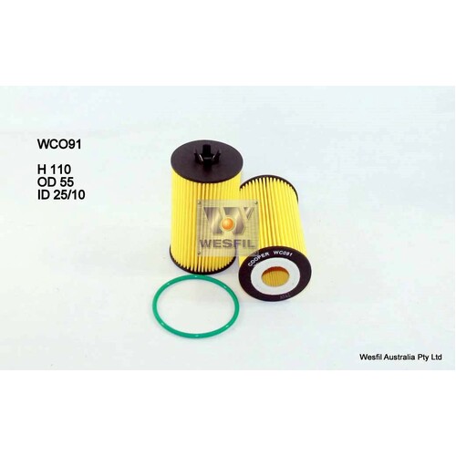 Wesfil Cooper Oil Filters Pack Of 3 WCO91-3 thumbnail