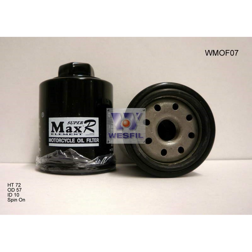 Wesfil Cooper Motorcycle Oil Filter WMOF07 thumbnail