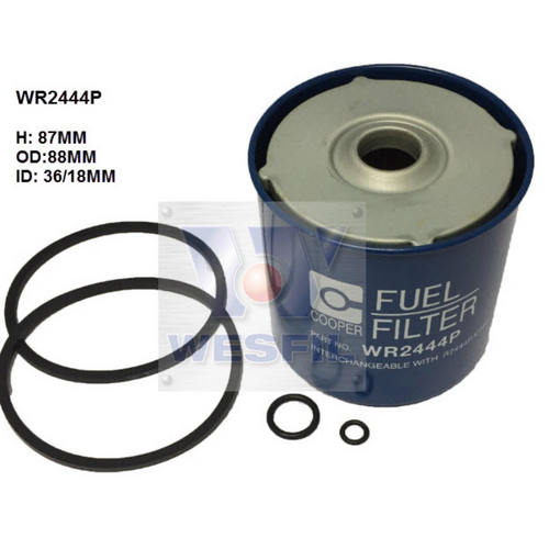 Wesfil Cooper Diesel Fuel Filter R2444P WR2444P thumbnail