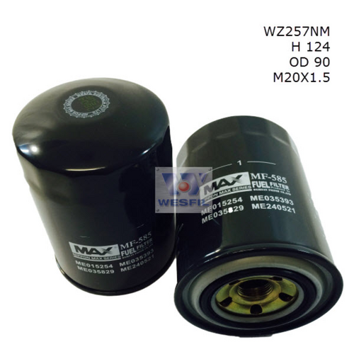 Nippon Max Diesel Fuel Filter Wz257Nm Z257/Z769 thumbnail