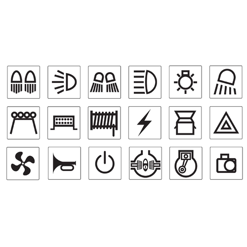 Narva 4wd Sticker Set 63176BL thumbnail
