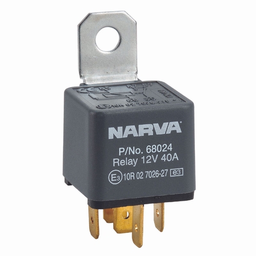 Narva 12V 30A 5-Pin Normally Open Relay 68024BL thumbnail
