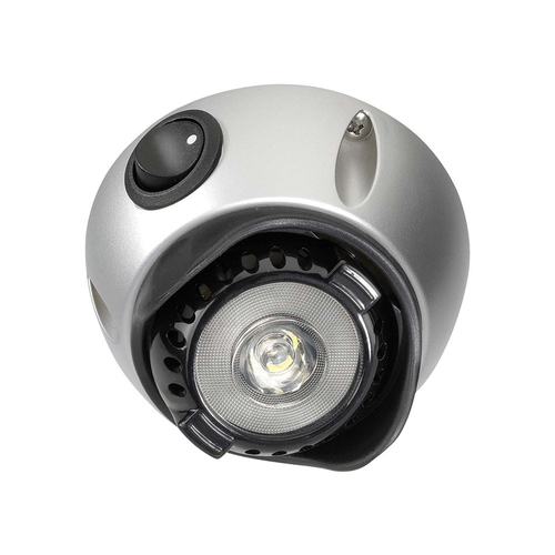 Narva 87654SBL LED Interior Swivel Lamp Off/On Switch Silver Satin Finish thumbnail