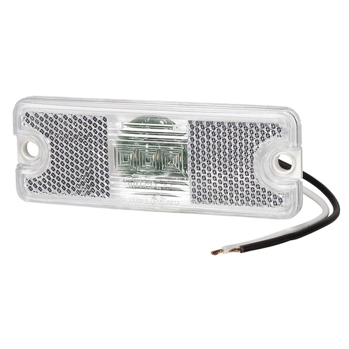 Narva 91804 10–30 Volt Model 18 L.E.D Front End Outline Marker Lamp White thumbnail