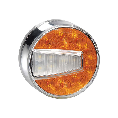 Narva 95006 12V LED Front Direction Indicator And Position Lamp Amber/White Cable RH thumbnail