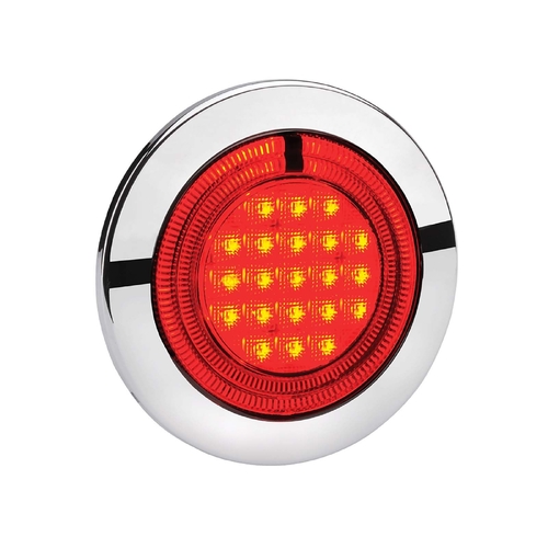 Narva 9-33 Volt Model 56 LED Rear Stop Lamp (Red) with Red LED Tail Ring 95606 thumbnail