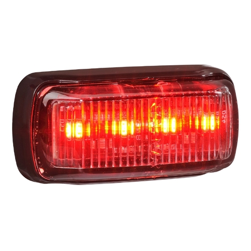 Narva 9–33 Volt LED Side Marker Lamp (Red/Amber) with Black Deflector Base and 0.5M Cable 96302 thumbnail